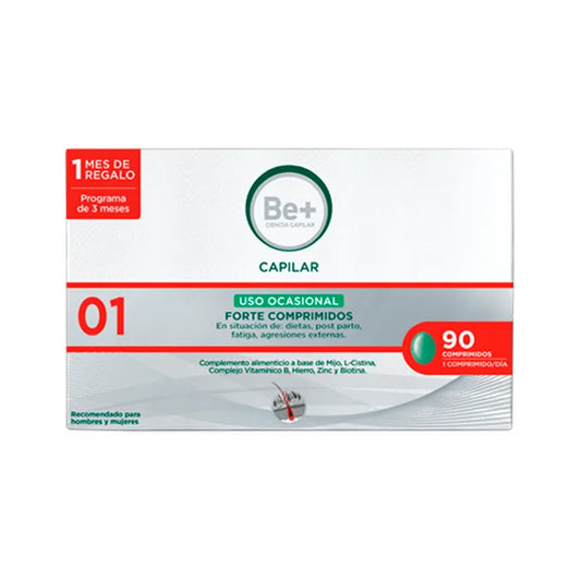 BE+ Kapillare Gelegentlicher Gebrauch Forte 90 Tabletten Nahrungsergänzung Kosmetik