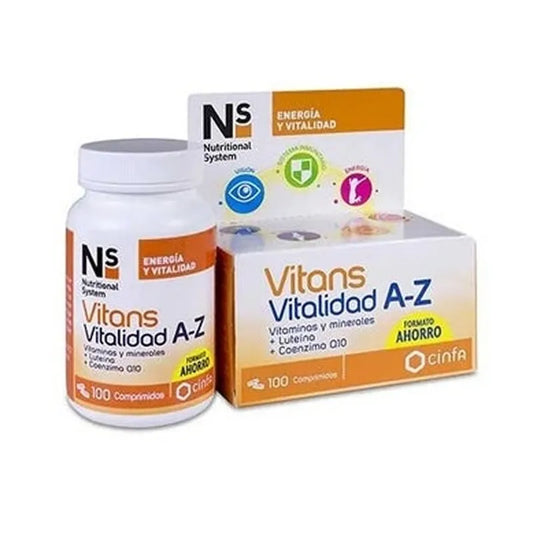 NS Vitans Vitalität A-Z 100 Tabletten Nahrungsergänzung Kosmetik