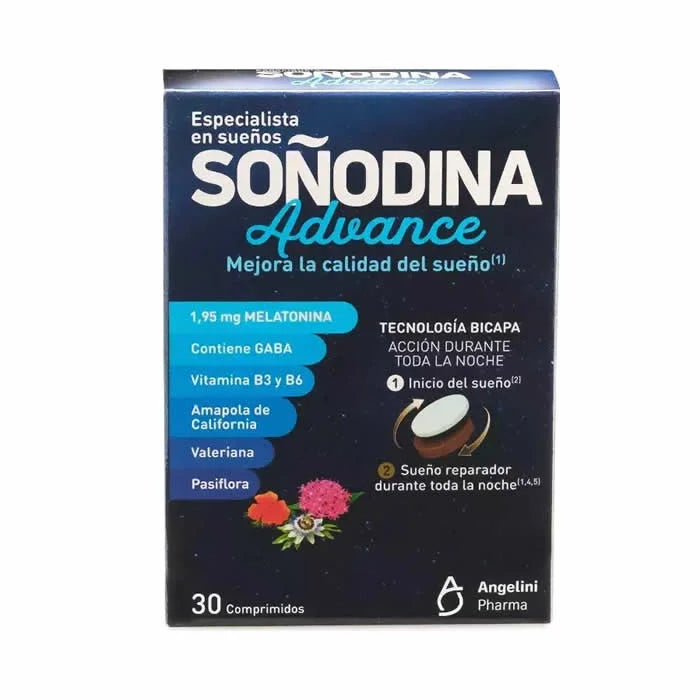 ANGELINI Soñodina Advanced Melatonin 1.95mg 30 Tablets