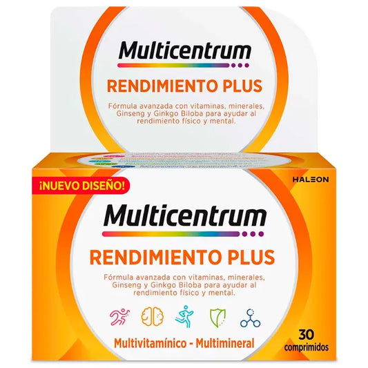 MULTICENTRUM Multizentrum Leistung Plus 30 Tabletten Nahrungsergänzung Kosmetik