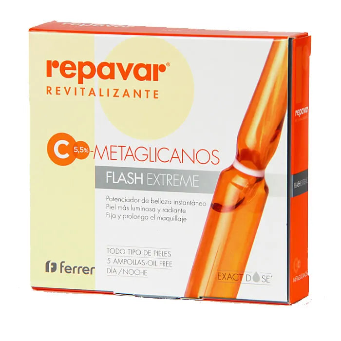 REPAVAR REPAVAR Revitalize Flash Extreme 5 Ampullen Hautpflege Kur Kosmetik
