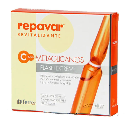 REPAVAR REPAVAR Revitalize Flash Extreme 5 Ampullen Hautpflege Kur Kosmetik