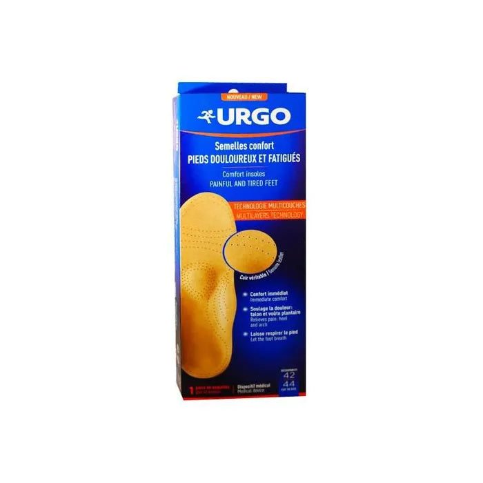 URGO URGO Komfort-Einlegesohlen Größe 42-44 für bequemen Tragekomfort Kosmetik