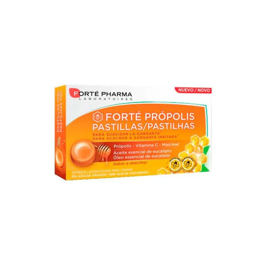 FORTÉ PHARMA Própolis Miel 24 Pastillas Nahrungsergänzungsmittel Kosmetik