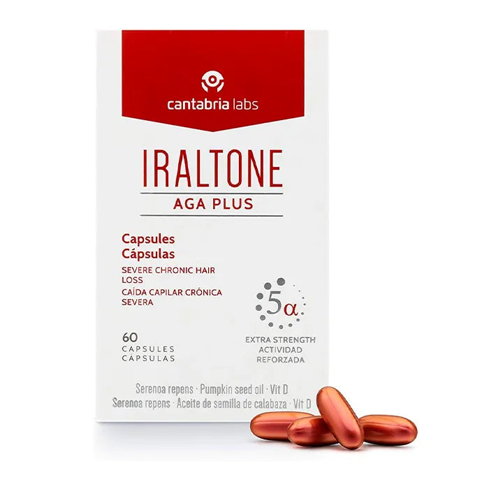 IRALTONE IRALTONE Aga Plus Kapseln gegen Haarausfall 60 Stück Haarpflege