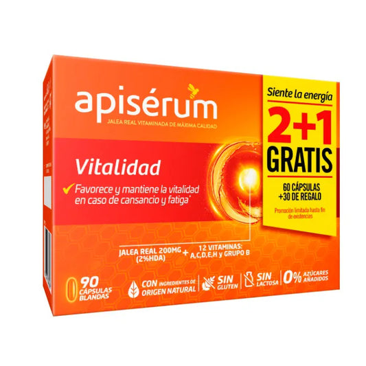 APISÉRUM APISÉRUM Apiserum Vitaminate 3 Packungen mit je 30 Kapseln Nahrungsergänzung