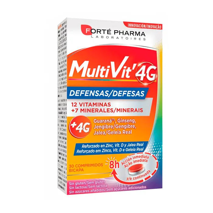 FORTÉ PHARMA Forté Pharma Multivit 4G Abwehrkräfte 30 Tabletten