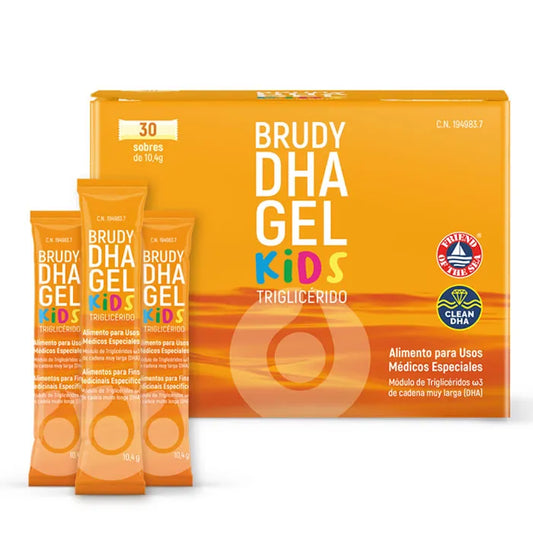 BRUDY LAB Brudy Dha Gel Kids 30 Sticks Nahrungsergänzungsmittel Kosmetik
