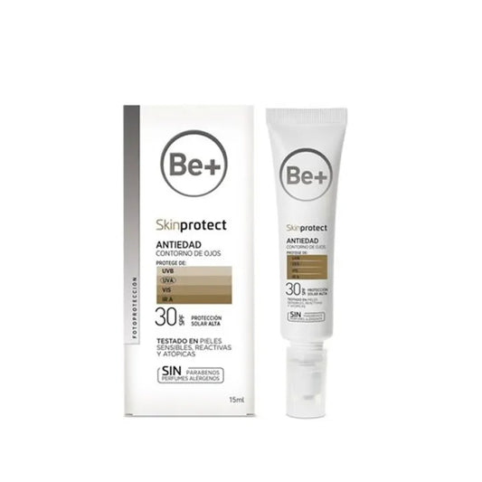 BE+ Skin Protect Anti-Ageing Augenkontur 15 ml Pflege für die Augenpartie Kosmetik