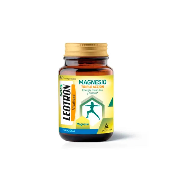 LEOTRON LEOTRON Magnesium Triple Action 60 Tabletten Nahrungsergänzungsmittel Kosmetik