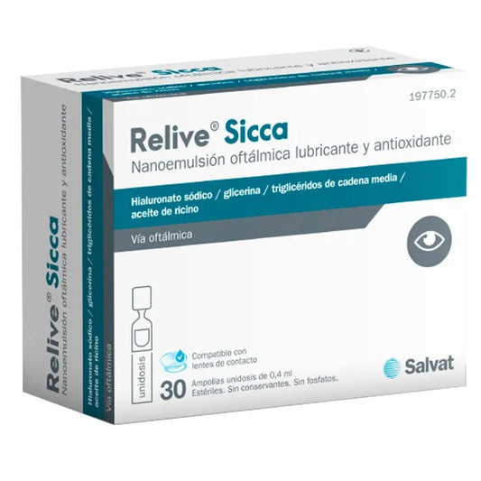 SALVAT Relive Sicca 30 Ampullen Hautpflege Kosmetik