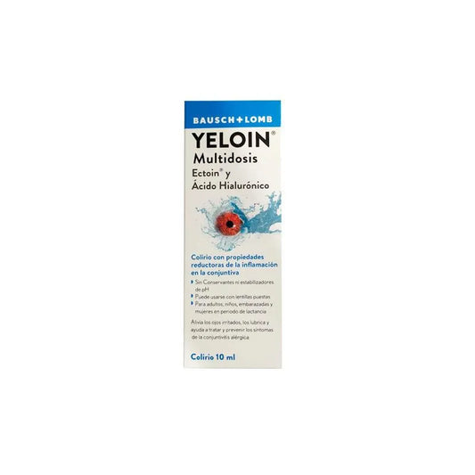 BAUSCH+LOMB Yeloin Ophthalmic Solution 2% Augentropfen 10 ml Kosmetik