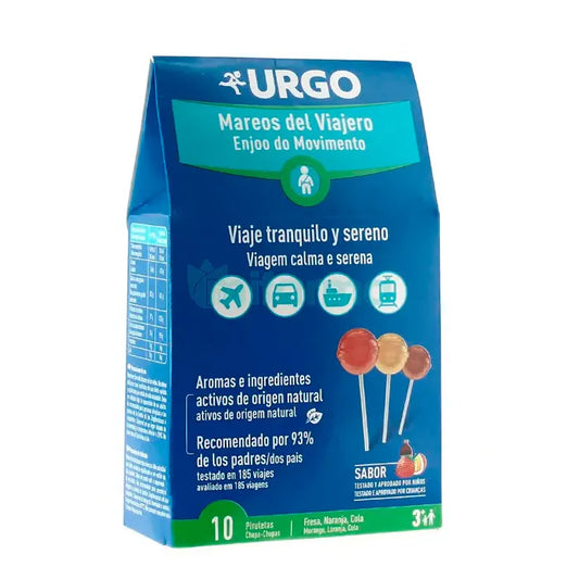 URGO Reiseschwindel Lollipops 10 Stück Kosmetik