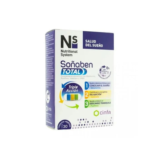 NS Soñaben Total 30 Kapseln Nahrungsergänzungsmittel Kosmetik