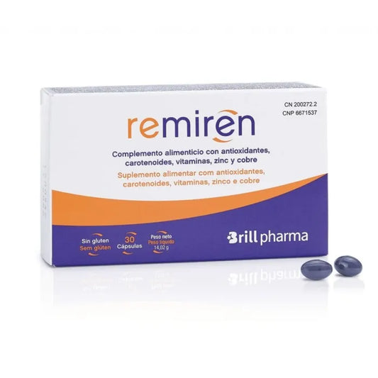 BRILL PHARMA Remiren 30 Kapseln Nahrungsergänzungsmittel Kosmetik