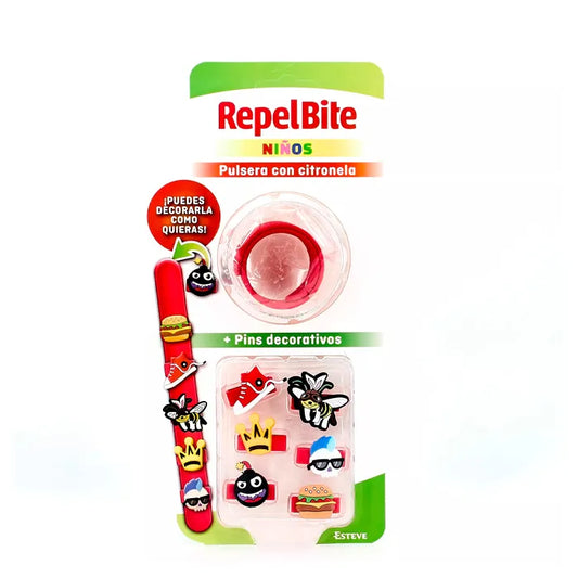 REPEL BITE Kinderarmband mit Ziernadeln Insektenschutz Armband für Kinder Kosmetik
