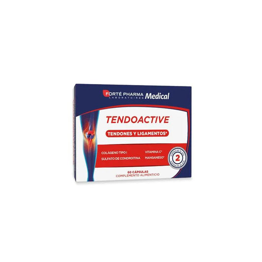 BIOIBÉRICA Forte Pharma Tendoactive 60 Kapseln Nahrungsergänzung Kosmetik