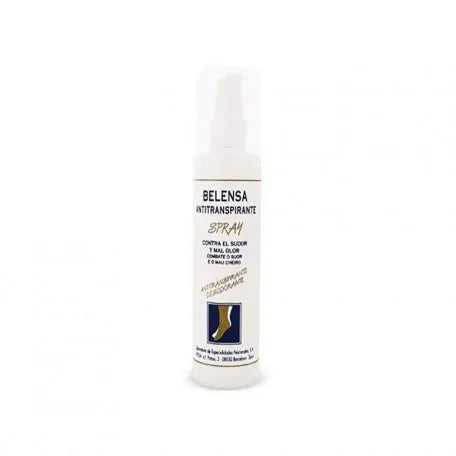 Spray Antitranspirante Contra Sudor Y Mal Olor 125 ml Belensa