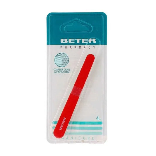 BETER Coridon kleine Feile 4 Stück Kosmetik Nagelpflege Datei