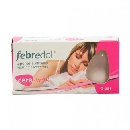 FEBREDOL Ohrstöpsel aus Wachs 2 Stück Kosmetik