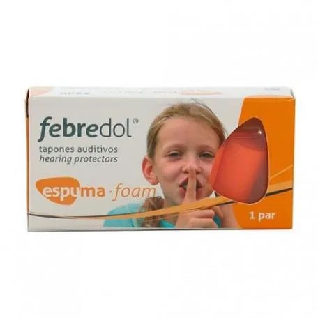 FEBREDOL Ohrstöpsel aus Schaumstoff 2 Stück Kosmetik