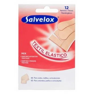 SALVELOX SALVELOX Kleber Verbandstoff Sortiment 12 Stück Pflasterverband Mix Kosmetik
