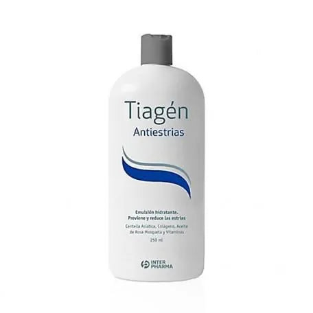 INTER PHARMA Tiagen Antiestrías Creme 250 ml zur Hautpflege gegen Dehnungsstreifen Kosmetik