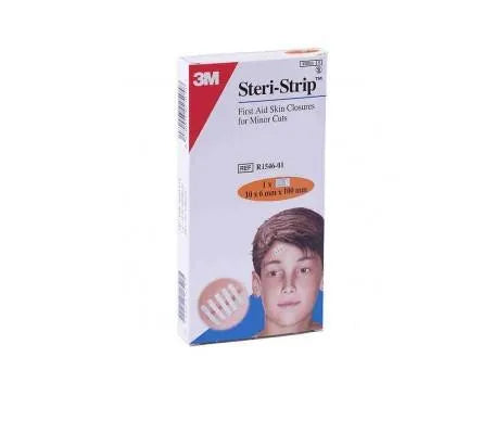 3M 3M Steri-Strip Sutura 100 x 6 mm Wundverschlussstreifen R 1546-01 Kosmetik