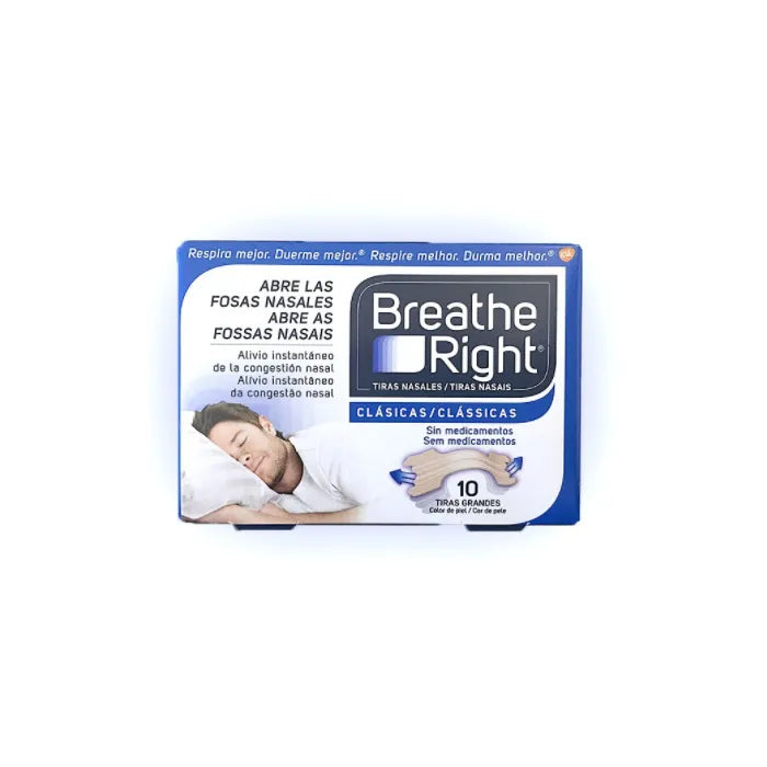 Breathe Right Nasal Strips Large Size 10 Units