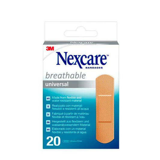 NEXCARE NEXCARE Pflaster Plastik 20 Stück 19 x 76 mm wasserfest Hautschutz Kosmetik