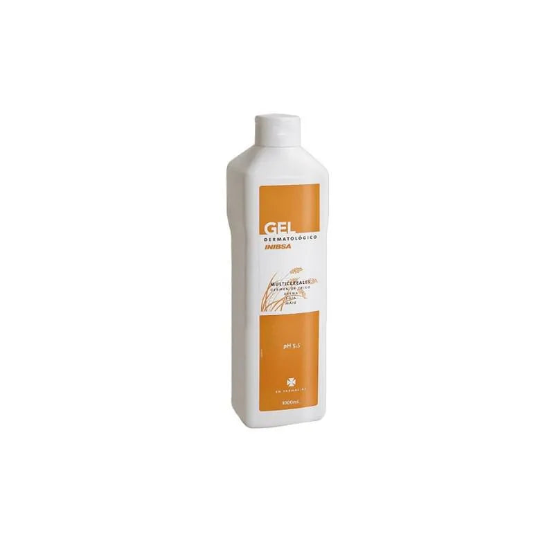 INIBSA INIBSA Dermatologisches Mehrkorn-Gel 1 Liter Hautpflege Gel Kosmetik