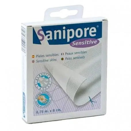 SANIPORE SANIPORE Klebeverband 75 cm x 8 cm 1 Stück Sanipore Band Kosmetik