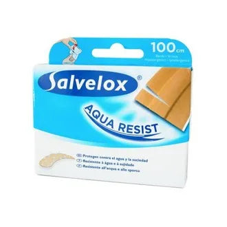 SALVELOX SALVELOX Aqua Resist Cuttable Strip 1 m x 6 cm wasserdichter Pflasterstreifen Kosmetik