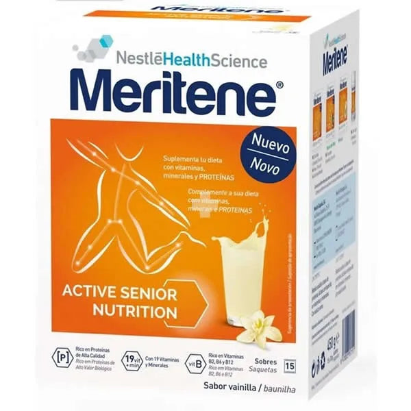 MERITENE MERITENE Batidos Vanillegeschmack 15 Beutel Kosmetik