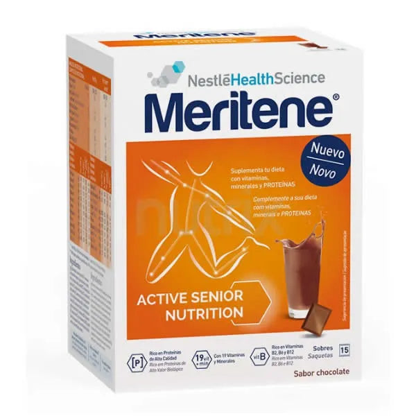 MERITENE MERITENE Batidos Schokolade 15 Portionsbeutel Kosmetik