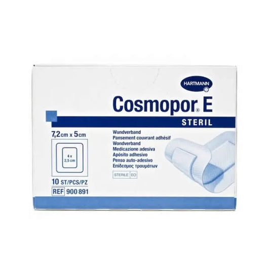 Hartmann Cosmopor E Steril Wundverband 7,2X5cm 10 Einheiten