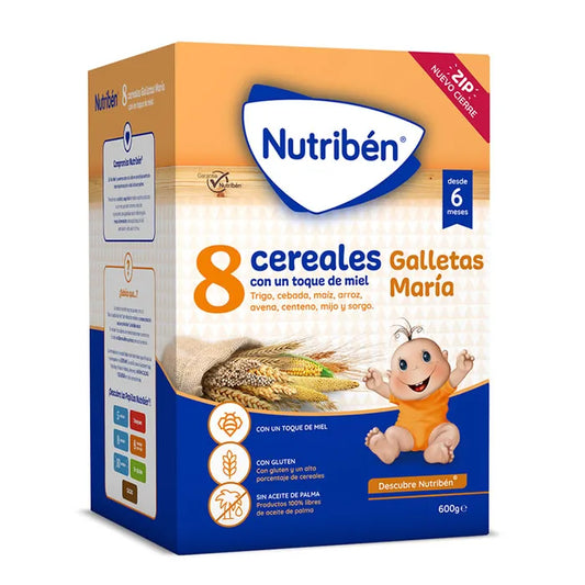 NUTRIBEN 8 Cerealien Honig Kekse 600 g Kosmetik