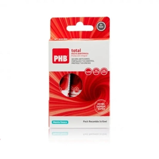 PHB Zahnpasta 15 ml Reisepackung 3 Stück Kosmetik