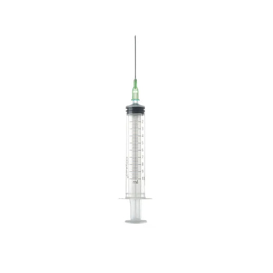 ICO Spritze mit Nadel 0,7x30 mm 10 ml G22 13/16 für kosmetische Anwendungen Kosmetik