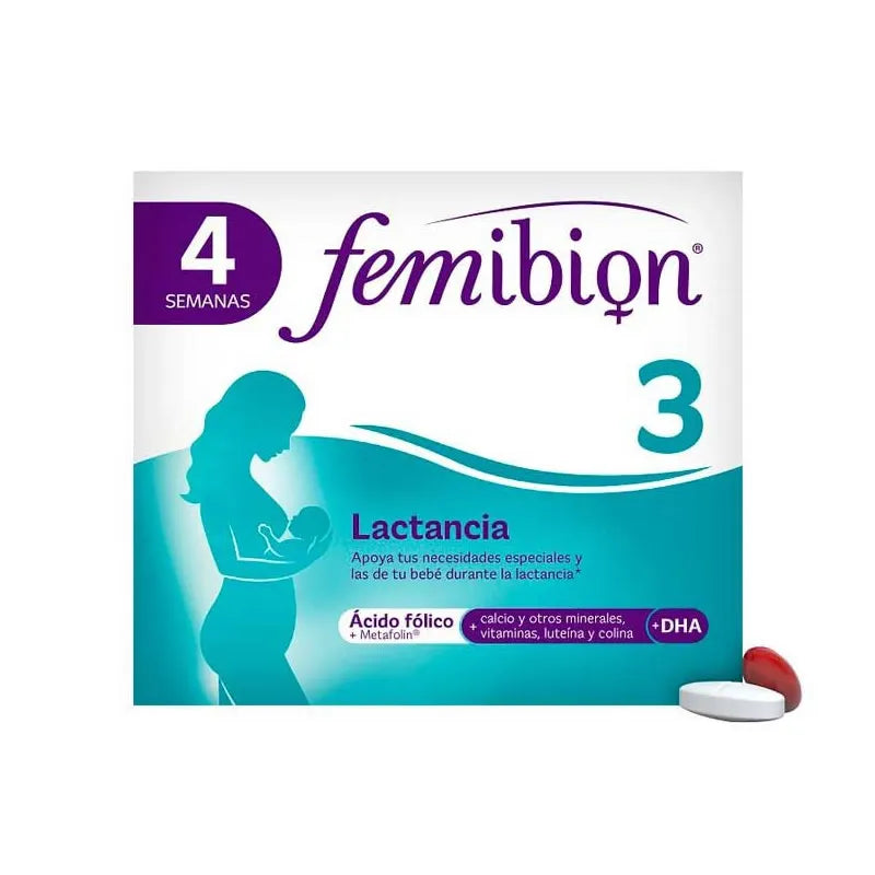 FEMIBION FEMIBION 3 Lactancia 28 Tabletten und 28 Kapseln Nahrungsergänzung Kosmetik