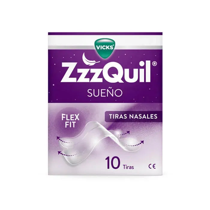 ZZQUIL ZZQUIL Sleep Nasenstreifen 10 Stück zur Anwendung bei verstopfter Nase Kosmetik