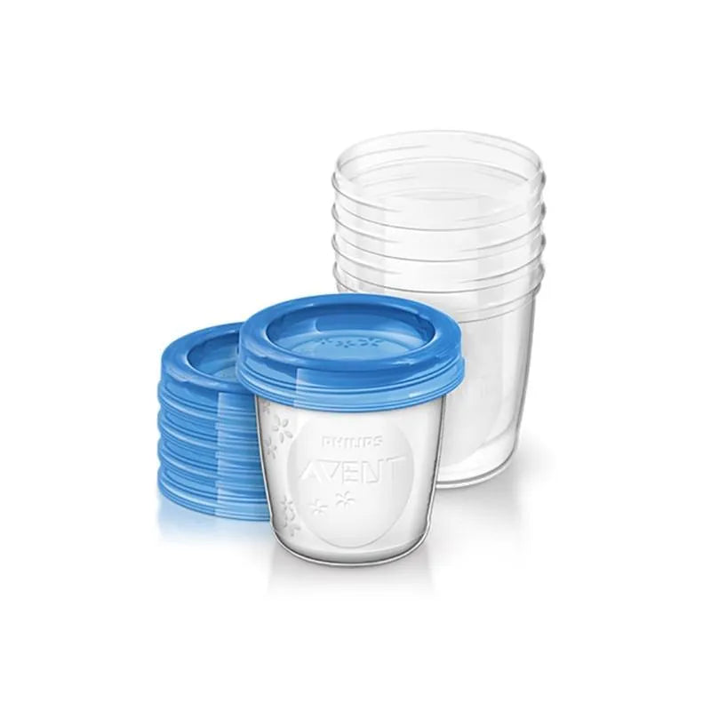 AVENT AVENT Philips Muttermilchbehälter 5 Stück mit Deckel Kosmetik