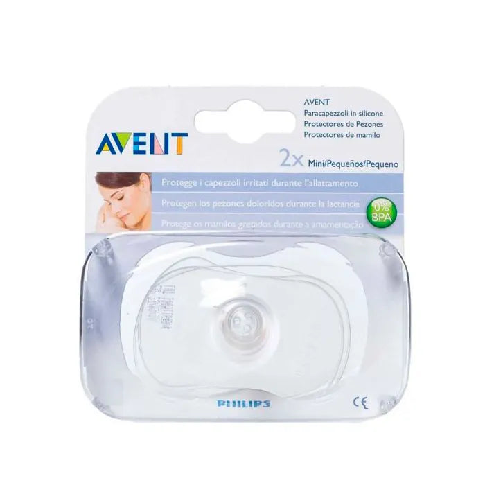 Avent 2 Mini-Silikon-Brustwarzenschützer