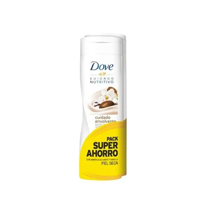 DOVE DOVE Essential Milk Body Nutrition Vanilla Körpermilch für trockene Haut 2x400 ml Kosmetik