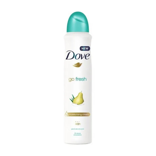 DOVE Go Fresh Pear And Aloe Vera Desodorant Antiperspirant 48H Spray 250 ml Kosmetik
