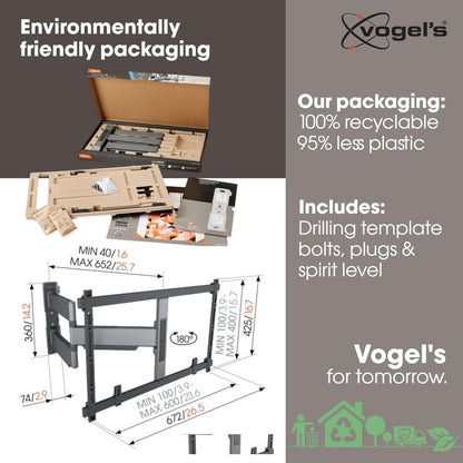 Vogel's Tv Halterung Vogel's Tvm5645 Negro 40&quot; 35 Kg