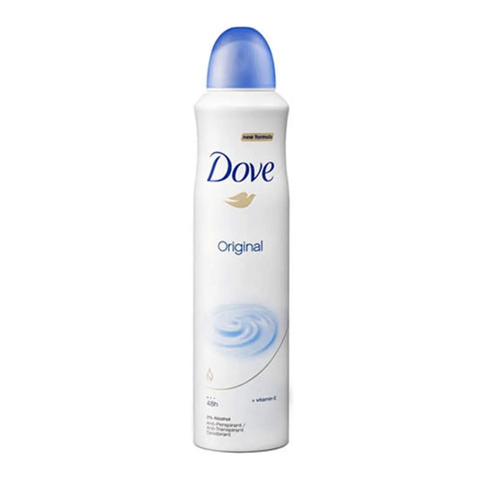 DOVE DOVE Original Deodorant Spray 250 ml Deo für zuverlässigen Schutz