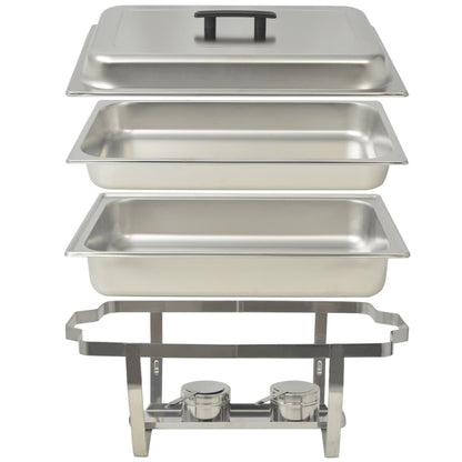 Chafing Dish Set 3-Tlg. Edelstahl