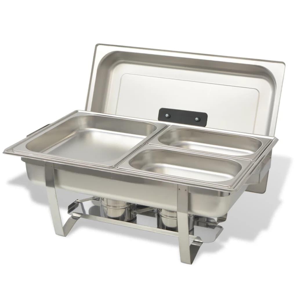 Chafing Dish Set 3-Tlg. Edelstahl