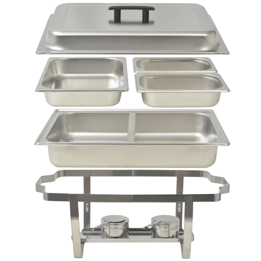 Chafing Dish Set 3-Tlg. Edelstahl